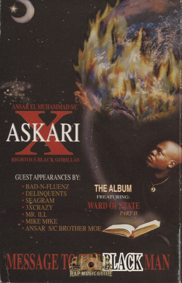 Askari X - Message To The Black Man: Cassette Tape | Rap